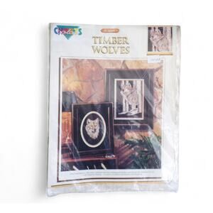 Cross Stitch Kit Timberwolves Vintage AL Agnew "Something In the Air" #10103